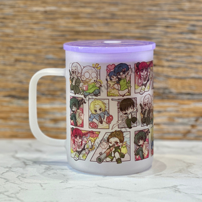 17oz Frosted Glass Mug - SD Panels