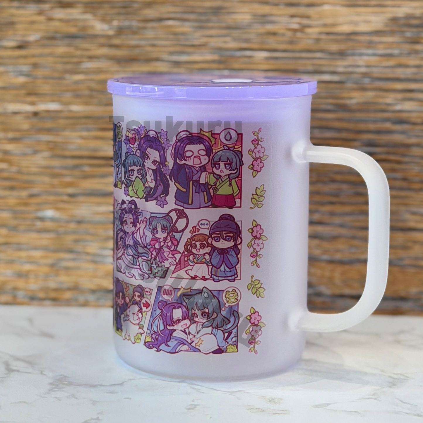 17oz Frosted Glass Mug - AD Panels V2