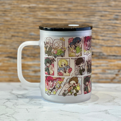 17oz Frosted Glass Mug - SD Panels