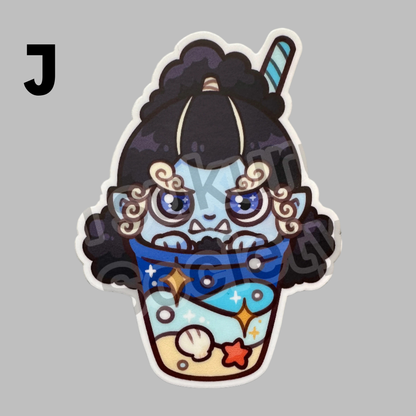 Vinyl Stickers- Boba Series - Pirates