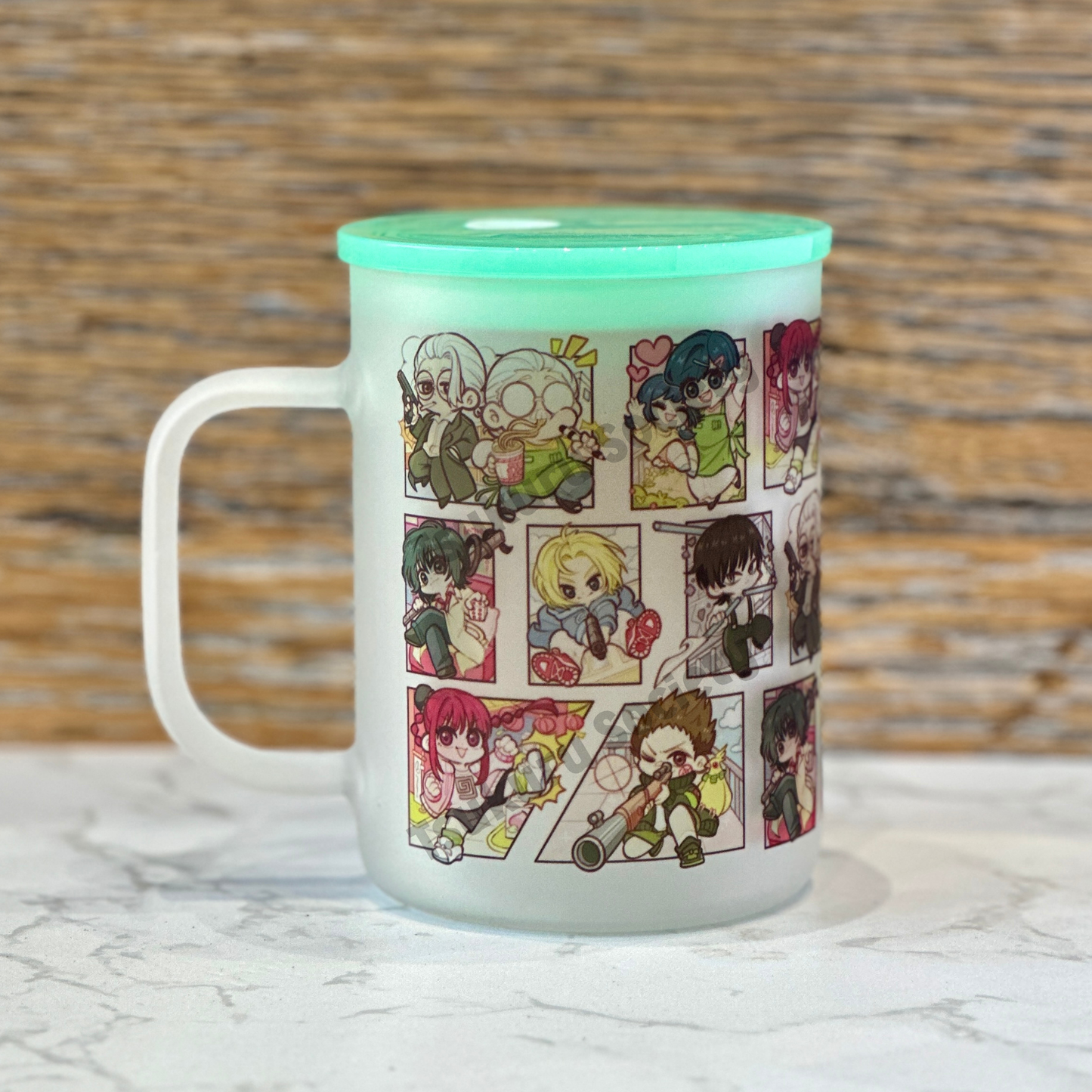 17oz Frosted Glass Mug - SD Panels