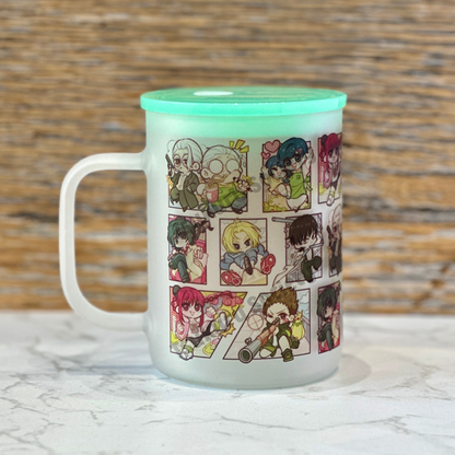 17oz Frosted Glass Mug - SD Panels