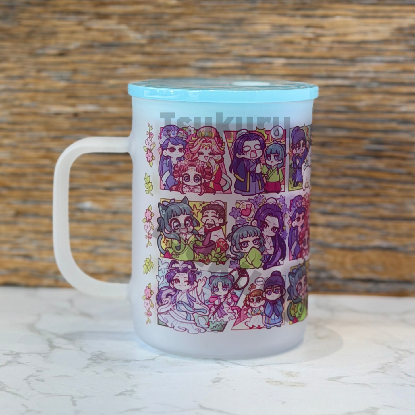 17oz Frosted Glass Mug - AD Panels V2