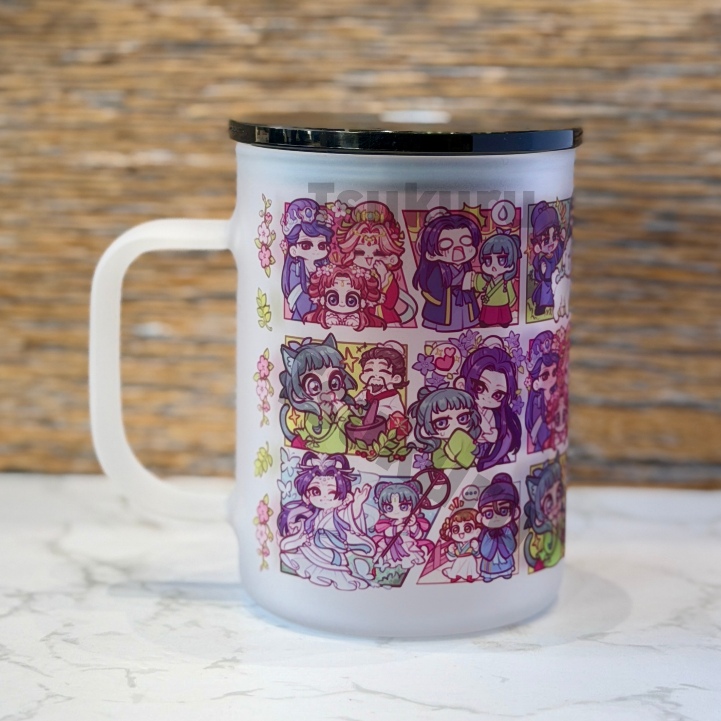 17oz Frosted Glass Mug - AD Panels V2