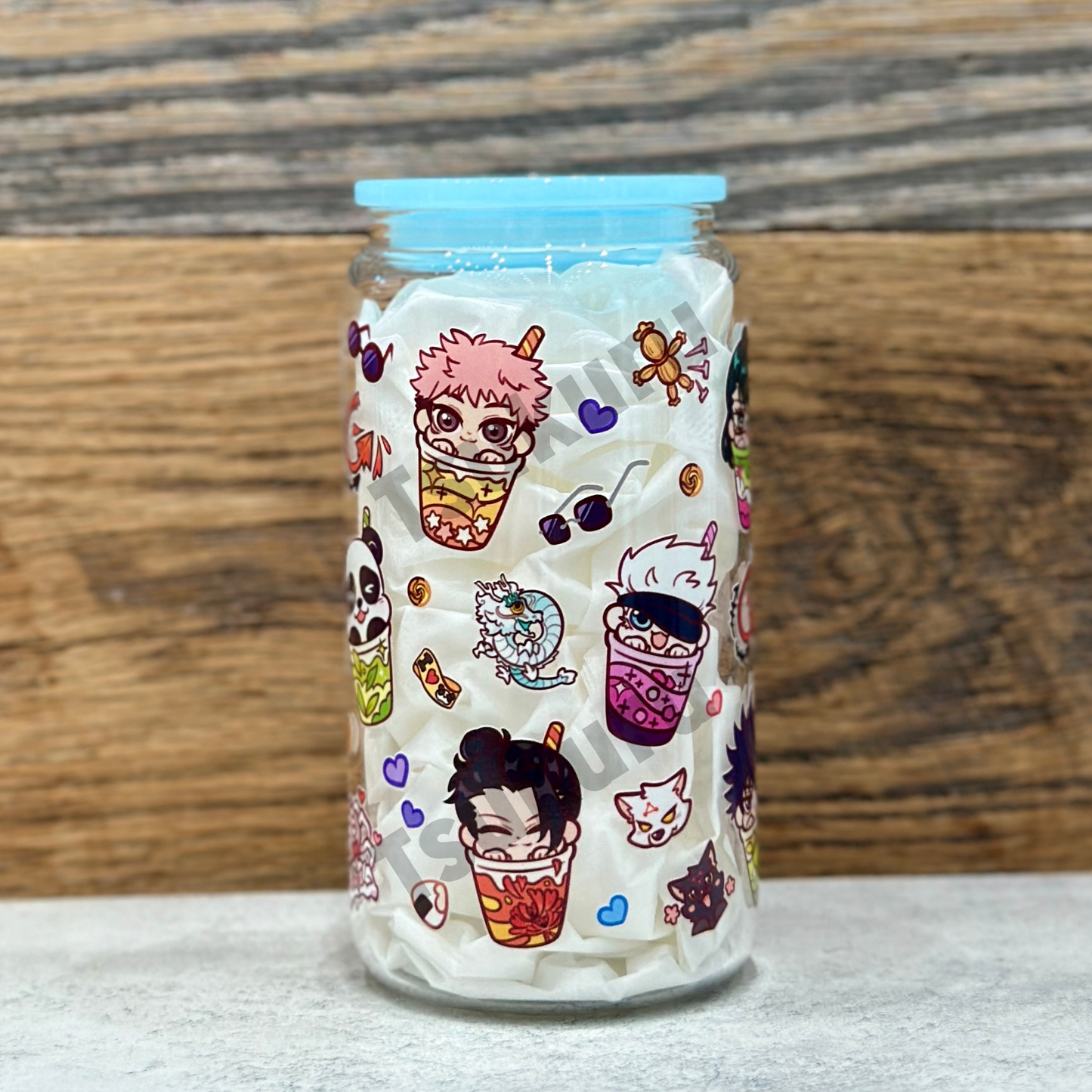 16oz Clear Glass Tumbler - Sorcerers (Double Sided)