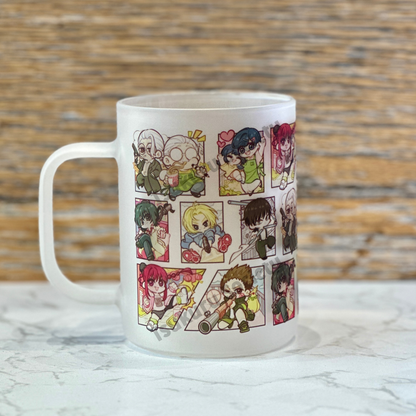 17oz Frosted Glass Mug - SD Panels