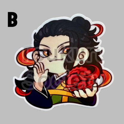 Vinyl Stickers- Battle