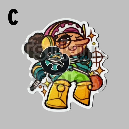 Vinyl Stickers- EH Pirates