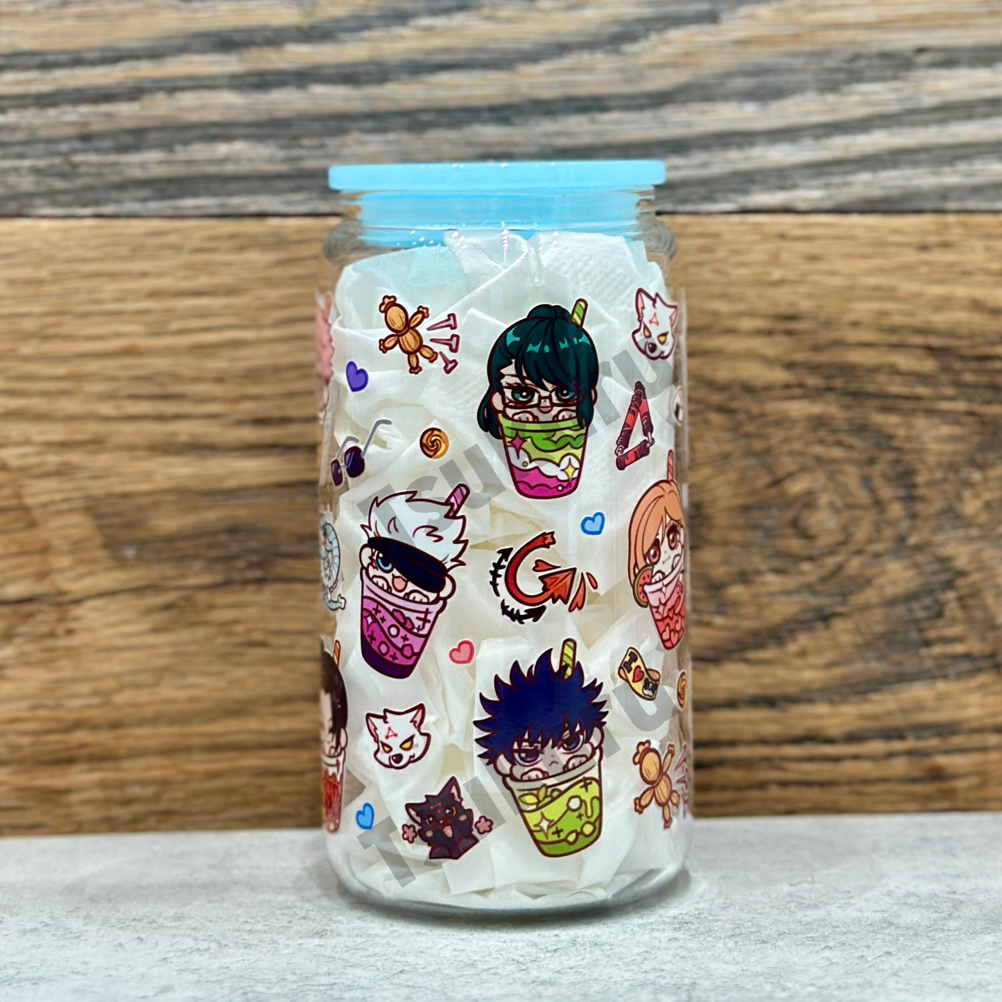 16oz Clear Glass Tumbler - Sorcerers (Double Sided)