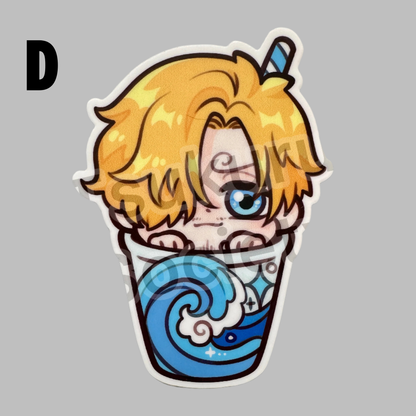 Vinyl Stickers- Boba Series - Pirates