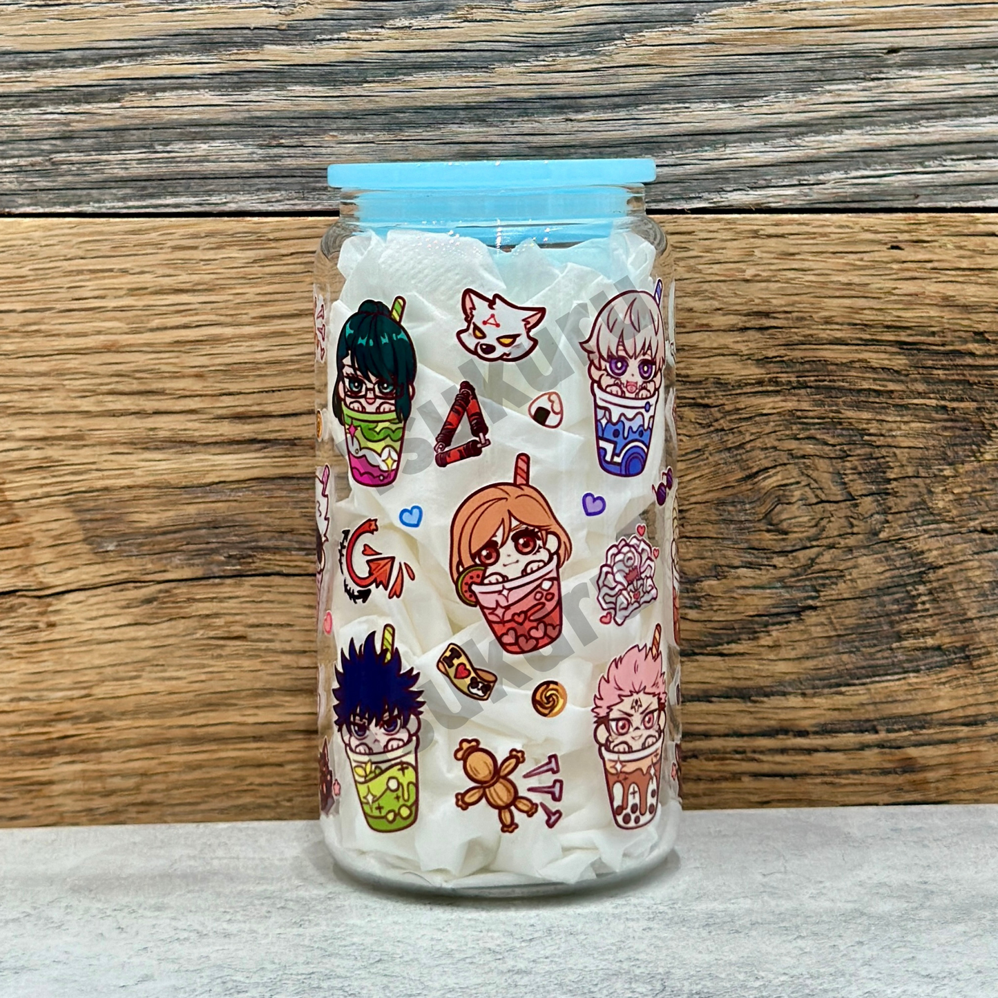16oz Clear Glass Tumbler - Sorcerers (Double Sided)