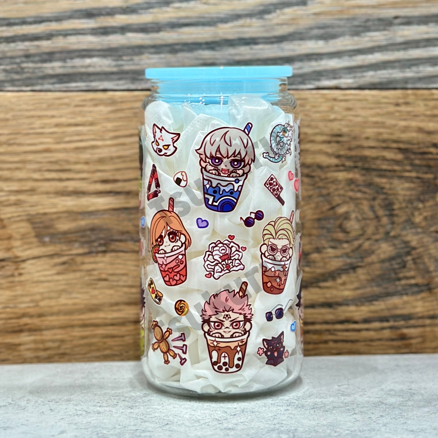 16oz Clear Glass Tumbler - Sorcerers (Double Sided)