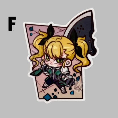 Vinyl Stickers- Defense