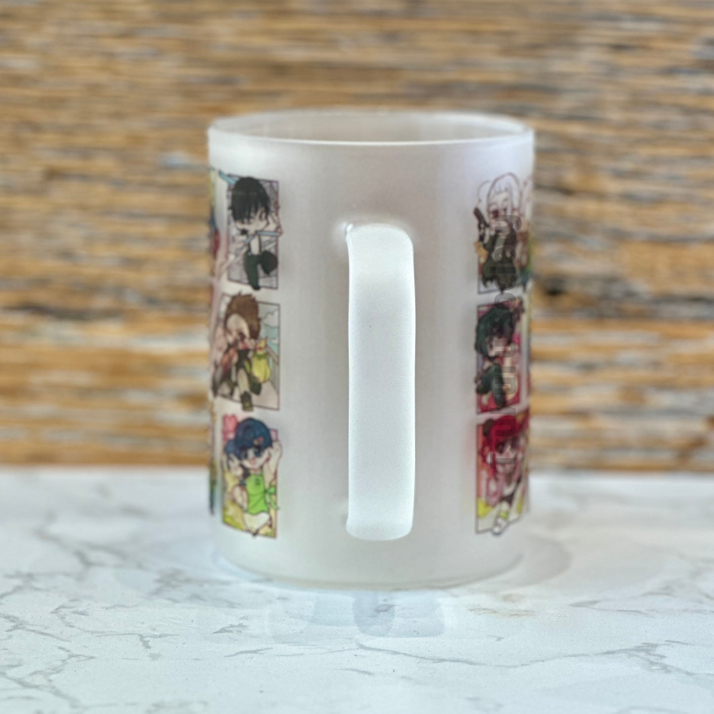 17oz Frosted Glass Mug - SD Panels