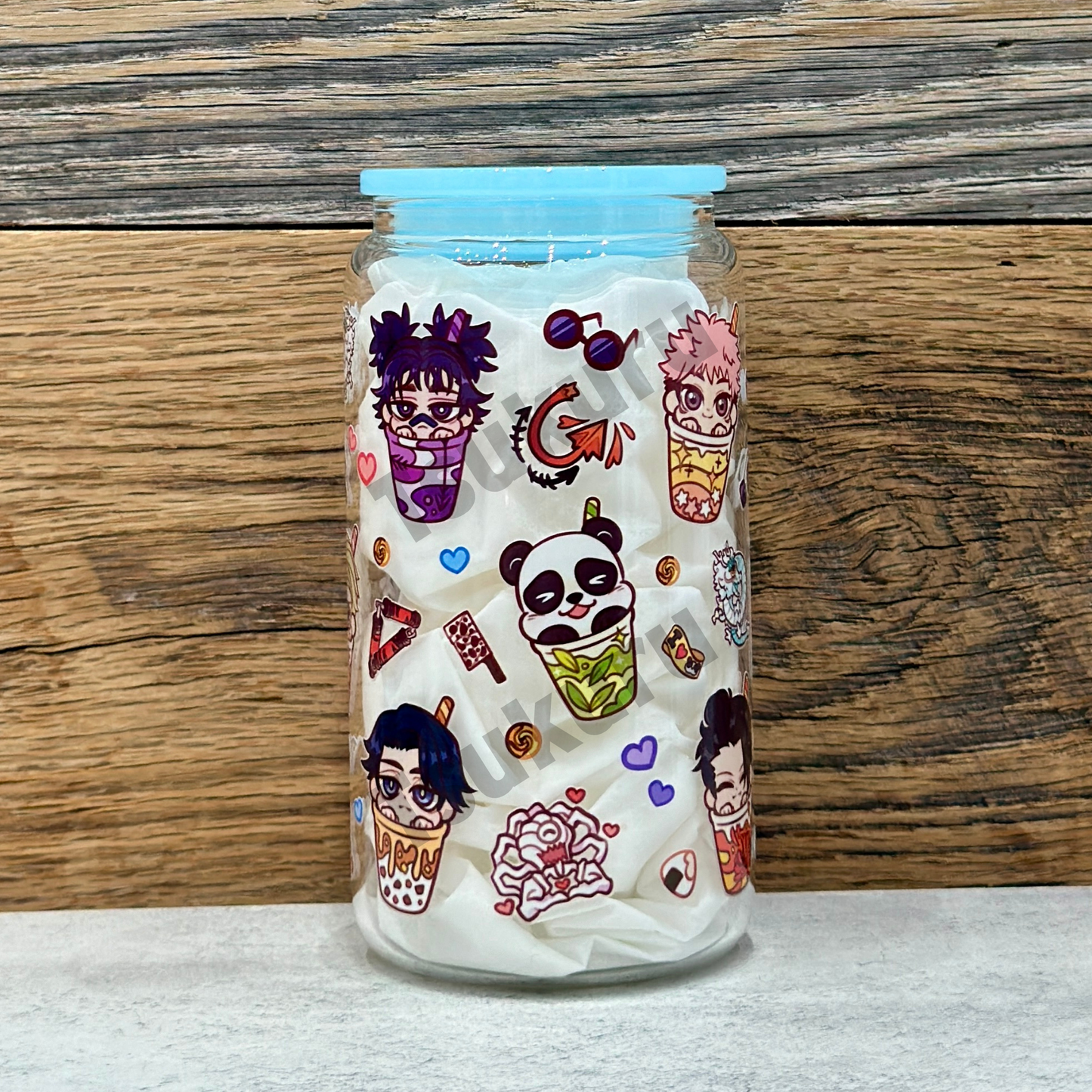 16oz Clear Glass Tumbler - Sorcerers (Double Sided)
