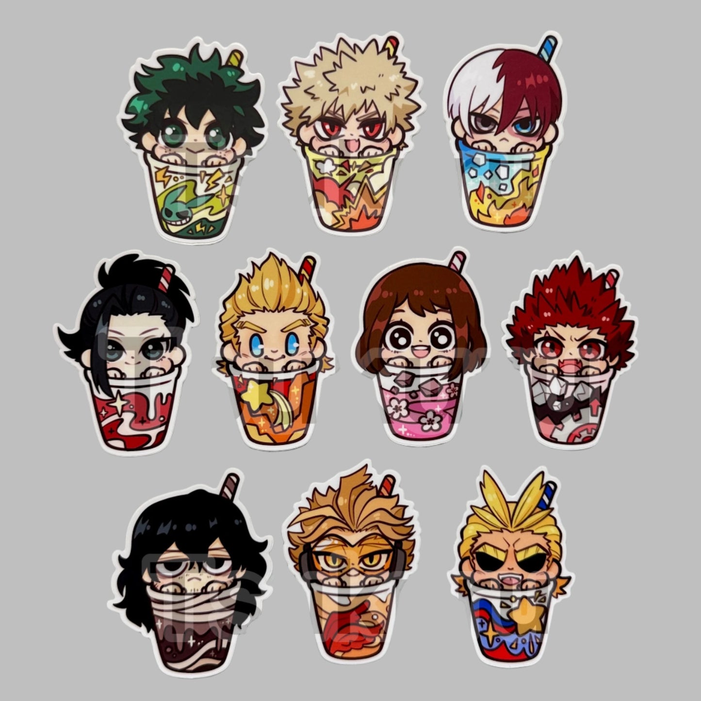 Vinyl Stickers- Boba Series - Heroes