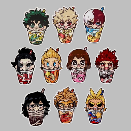 Vinyl Stickers- Boba Series - Heroes