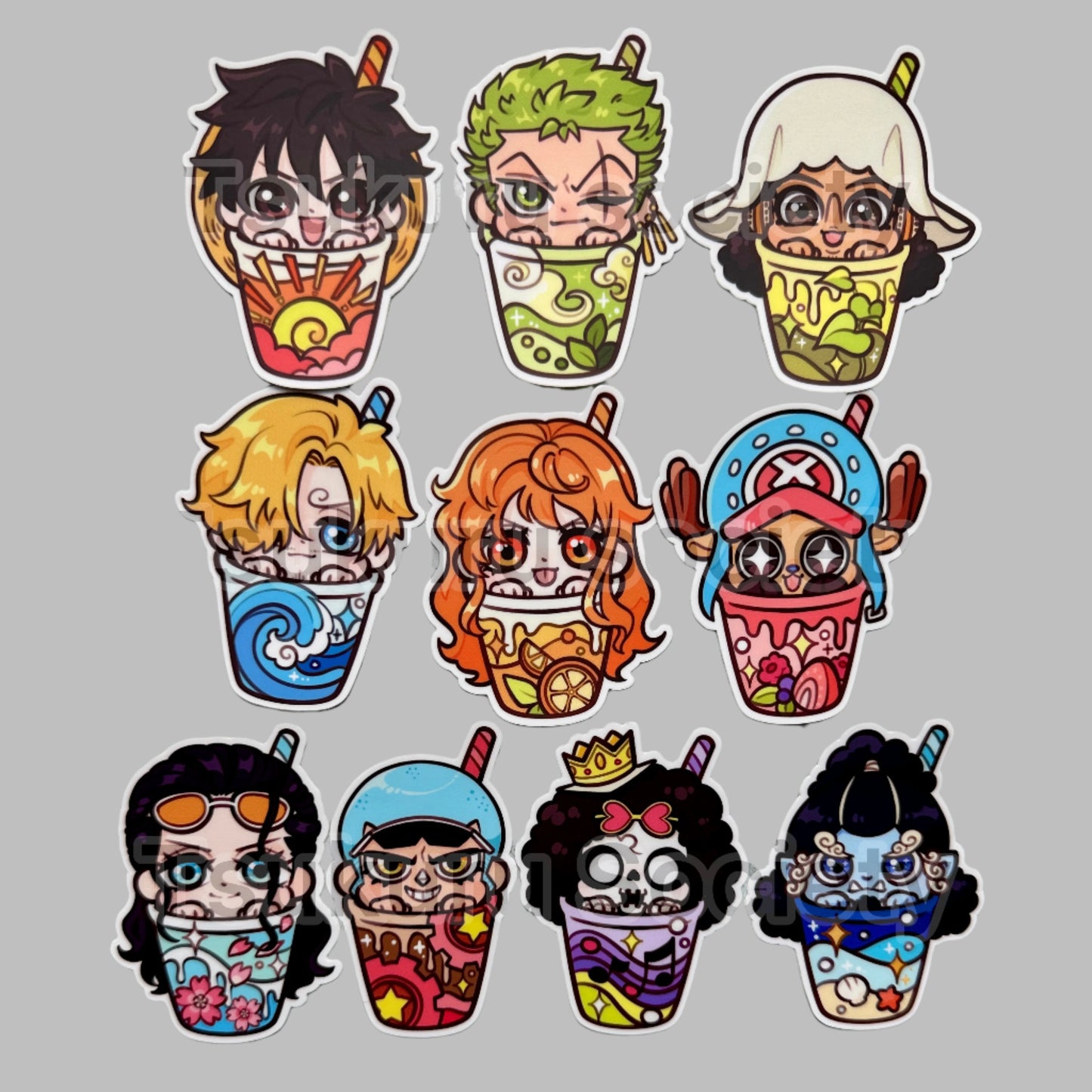 Vinyl Stickers- Boba Series - Pirates