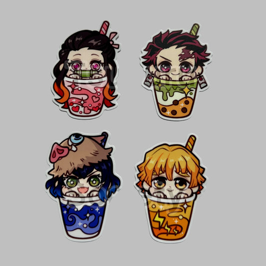 Vinyl Stickers-Boba Series - Slayers