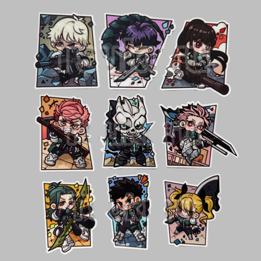 Vinyl Stickers- Defense